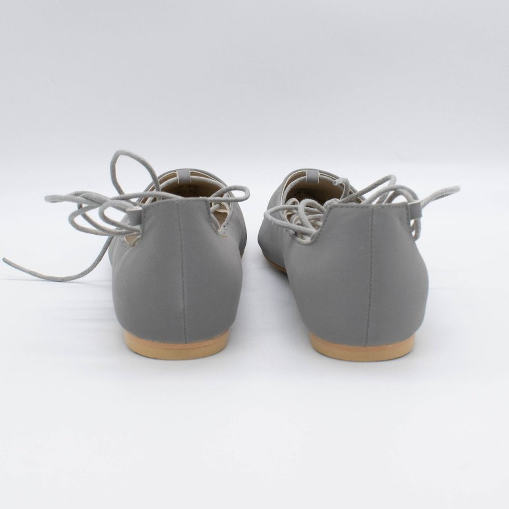 Journee Collection Fiona Women's Lace-Up Ballet Flats - Picture 5 of 8